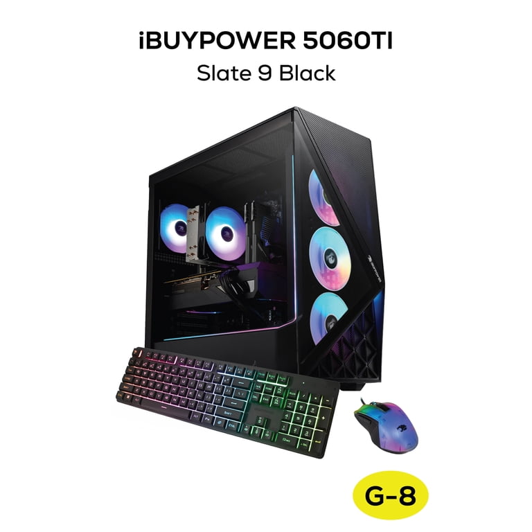 iBUYPOWER Slate Gaming PC Desktop, Intel Core i7 14700F, NVIDIA