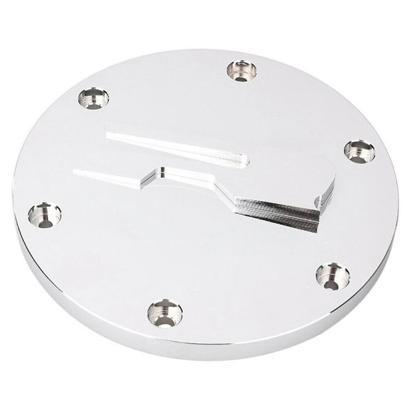 for Suzuki Boulevard M109R 2007-2014 Derby Cover​ Aluminum Black Sliver 1PC UK