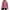 Pink1, variant on kpmatpey Womens Oversized Sweatshirts Crew Neck Long Sleeve Side Split Solid Color Casual Loose Pullover Tops