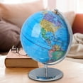 thumbnail image 1 of Desktop Globe,  World Globe With LED Light World Globe, For Kids Teachers 20  With Light And Metal Bottom, 1 of 8