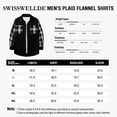 thumbnail image 5 of SPEEDRUN Mens Flannel Shirts Casual Long Sleeve Shirt Jacket for Men Button Down Flannel Plaid Shackets, 5 of 5