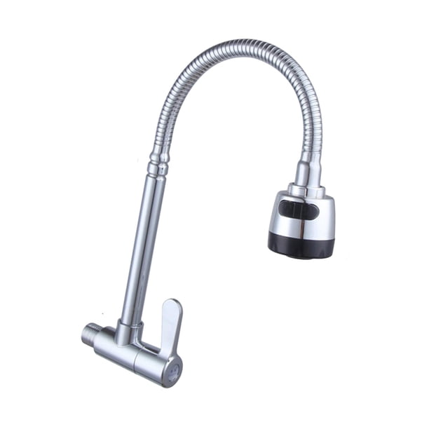 Grifo de lavabo de agua fría simple, fácil de instalar, flexible, práctico y resistente. Montado en la pared