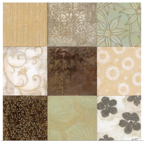 Great BIG Canvas | Rolled Norman Wyatt Poster Print entitled Classic Nine Patch