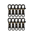 thumbnail image 1 of 5/10 Pcs Extérieur pour Rotation 360° Mini Mousqueton Clip Boucle Tirage Rapide Porte-Clés Encliquetage 10 Pcs, 1 of 4
