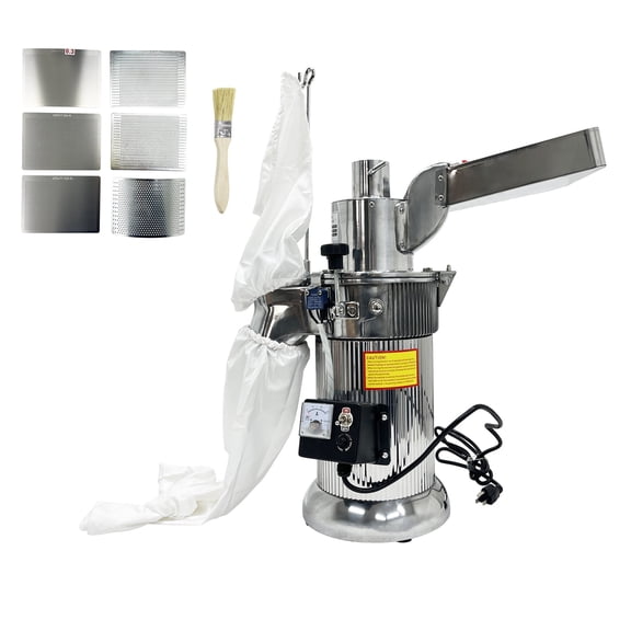 Commercial Electric Grain Grinder Stainless Steel Continuous feeding type Powder Grinder Machine