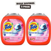 (Pack of 2) Tide April Fresh Scent Power Pods Liquid Laundry Detergent Pacs With Downy