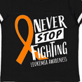 thumbnail image 4 of Inktastic Never Stop Fighting Leukemia Awareness Orange Ribbon Boys or Girls Toddler T-Shirt, 4 of 5