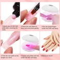thumbnail image 4 of Mini luz UV para uñas de gel, LKE Lámpara de uñas LED UV para esmalte de gel Lámpara LED recargable por USB para uñas de gel Secador de uñas LED UV portátil Shellac para uñas DIY Blanco JM, 4 of 6