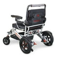 thumbnail image 4 of Mammoth 67 LB Light Heavy Duty Electric Wheelchair (400 LBS Capacity), Lithium Battery, Flip Back Padded Armrests, Storage Bag, Double Folding Footrest for Easy Transport - Silver Frame, 4 of 10