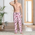 thumbnail image 2 of Naloa Lilies Flowers Pajama Pants Men, PJ Bottoms, Sleep & Lounge Pants-Small, 2 of 6