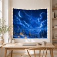 thumbnail image 5 of Magical Night Vast With Deep Sky, Mystical Fantasy for Space Lovers, Galaxy Room Decor Statement Accent, Christmas Gift, Tapestry Wall Hanging for Bedroom and Dorm, 5 of 7
