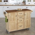 thumbnail image 2 of Homestyles Chariot de Cuisine Roulant en Bois Create-a-Cart Marron, 2 of 11