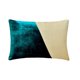 thumbnail image 1 of Funda de almohada lumbar azul de 30 x 40 cm (12 x 16 pulgadas), almohada rectangular de terciopelo con diseño patchwork y bloques de color, estilo moderno - Verde azulado aterciopelado, 1 of 3