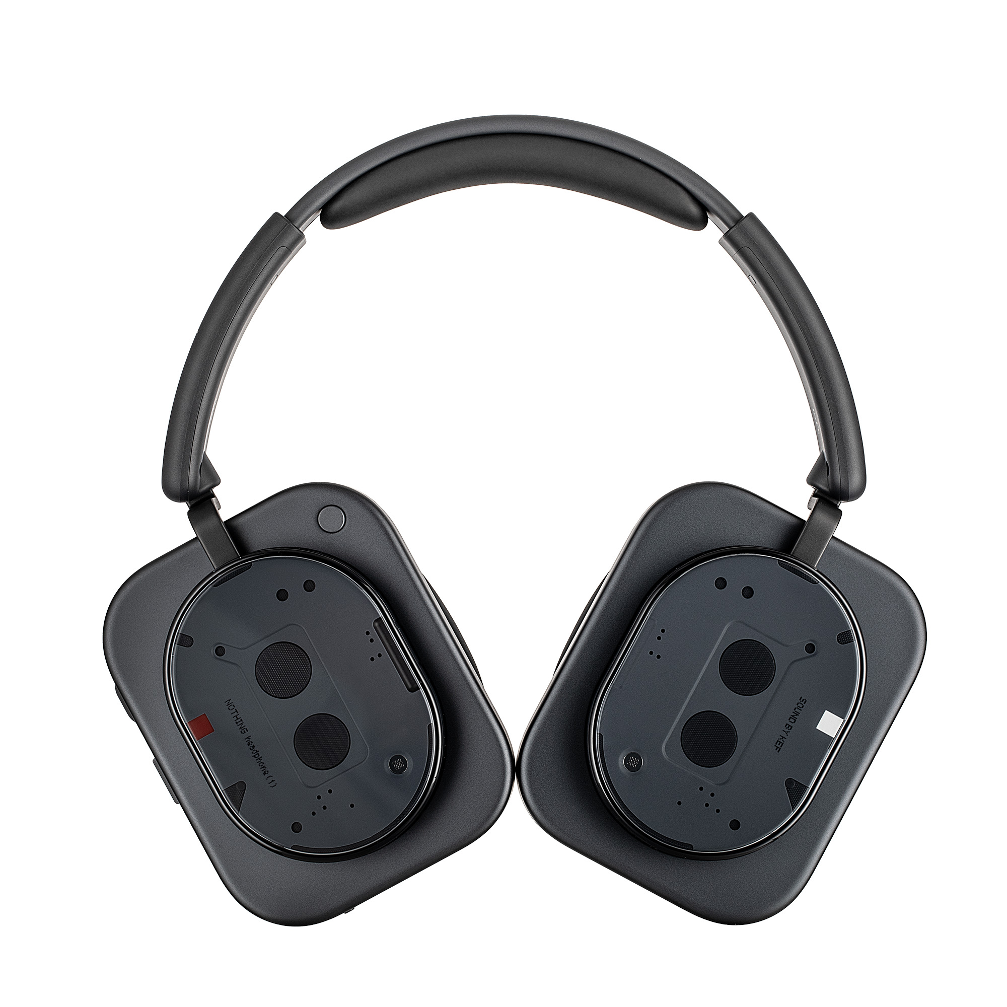 Nothing Headphone (1) (Black) Hybrid Active Noise Cancelling Wireless Over Ear Headphones Bundle Including: Headset Case, Goby Labs Cleaner, Desk Holder, Charging Cable W Adapter, Fiber Cloth