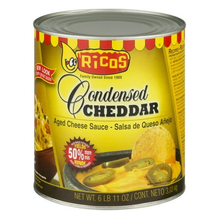 Ricos Condensed Cheddar Cheese Sauce, 107 oz