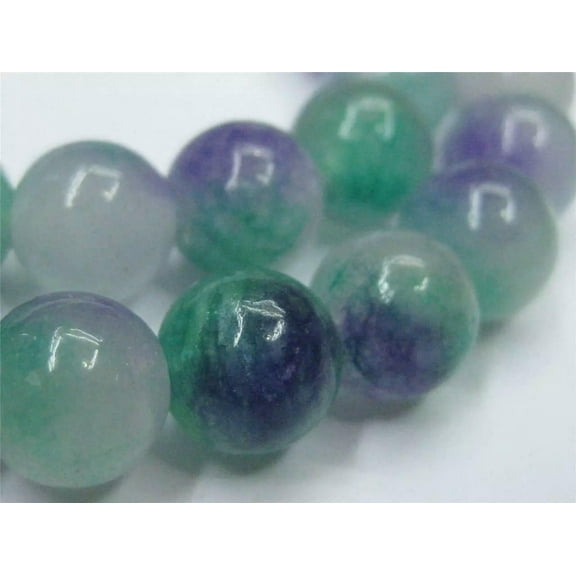 EOEMY Natural 10mm Green Kunzite Round Gemstones Loose Beads 15"##Hl118