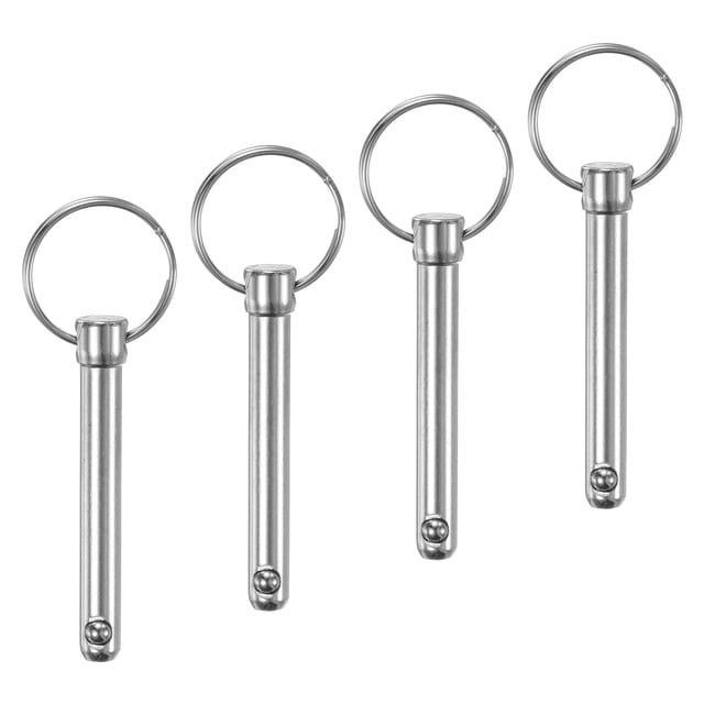 Juego de 4 pasadores de liberación rápida, diámetro de 8 mm, pasador para toldo Bimini de 47 mm, total de 55 mm para uso industrial/marino