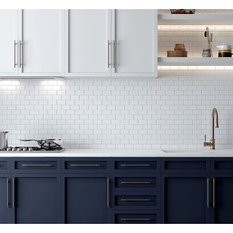 10 Sheets Premium Anti Mold Peel and Stick Backsplash Tiles for Kitchen 12