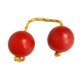 thumbnail image 1 of Ritmo africano doble agitador de una sola mano instrumentos de percusión para amantes principiantes (Rojo-2 juegos) XianweiShao 8390615106351, 1 of 3