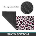 thumbnail image 6 of Pink and Black Of Leopard Print Kitchen Rugs Sets Of 2,Anti Fatigue Kitchen Mat Rugs Non Slip Washable,Decorative Kitchen Floor Mats for Kitchen,Sink,Laundry,17"x30"+17"x47", 6 of 7