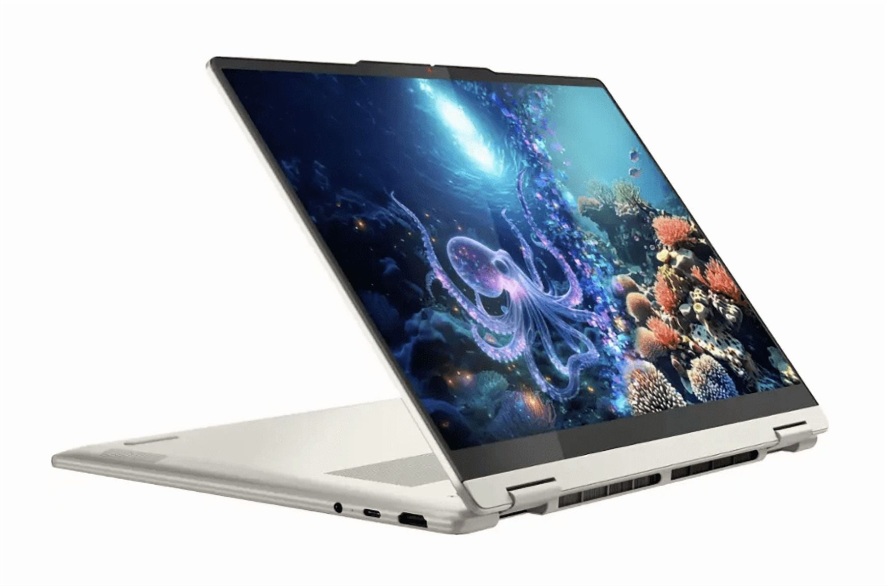 Lenovo Yoga AI Powered 2-in-1 Laptop 14.0in Touchscreen OLED WUXGA Display (AMD Ryzen AI 5 340, 16GB LPDDR5X, 512GB SSD, Backlit KB, Fingerprint, WiFi 7, Webcam, Bluetooth 5.4, Win 11 Home)