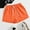 Orange, variant on zanvin Shorts for Women, Women's Solid Casual Loose Pockets Lacing Drawstring Short Pants