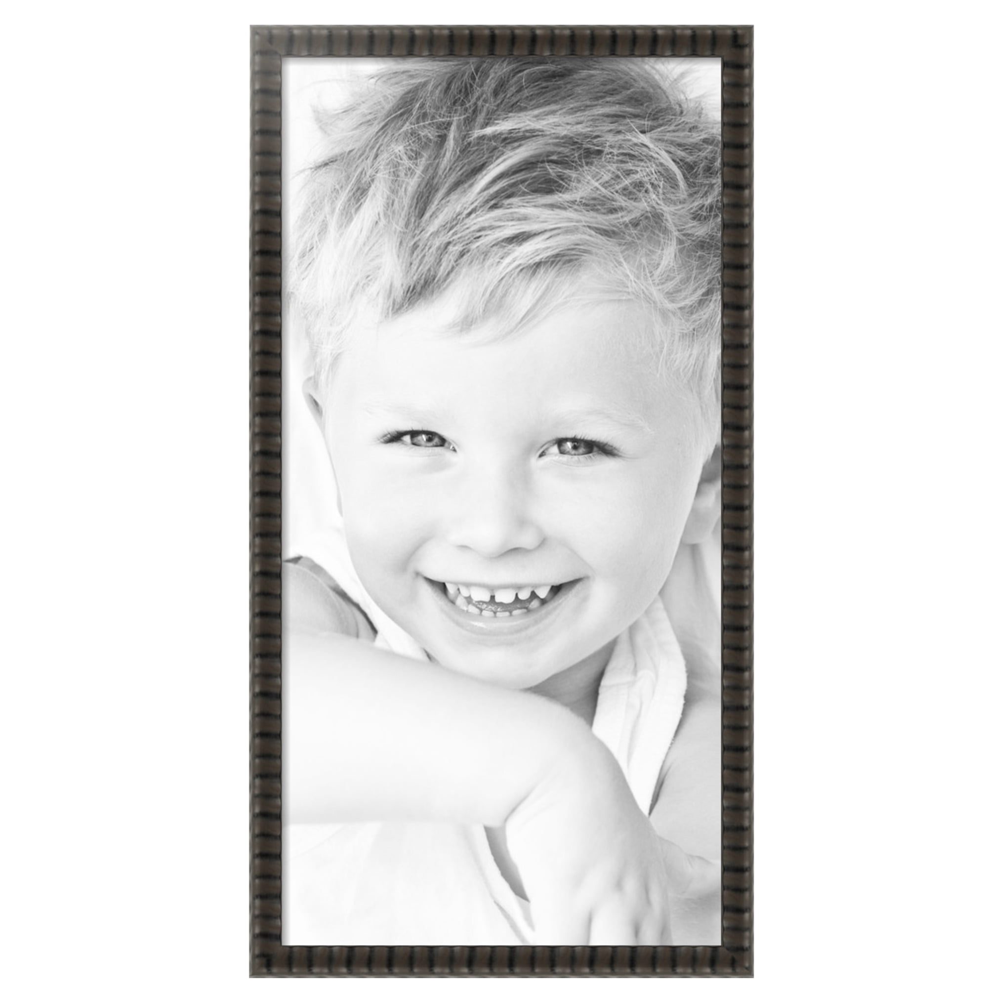 ArtToFrames 24" x 48" Black Cascade Picture Frame, 24x48 inch Multi Wood Poster Frame (WOM-5192),  Pack