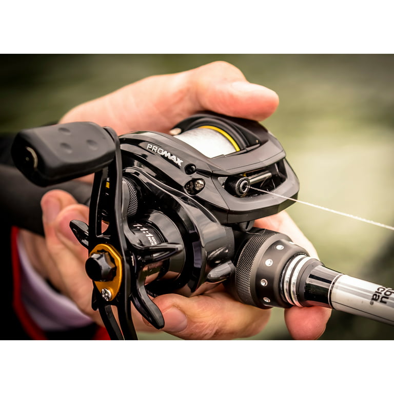 Abu Garcia Pro Max Low Profile Baitcast Reel and Fishing Rod Combo 