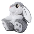 thumbnail image 4 of Peluche de conejo HO-EF de 8.5 cm con orejas caídas para niños, rosa + gris, 4 of 7
