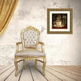 thumbnail image 3 of Knutsen, Conrad 15x15 Gold Ornate Wood Framed with Double Matting Museum Art Print Titled - Cafe Rouge, 3 of 4