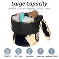 thumbnail image 2 of PhooArto Drawstring Cosmetic Bag, Barrel Shaped Portable Travel Makeup Bags, Black Raven Dreamcatcher Pattern Large Capacity Waterproof Multifunctional Bucket Toiletry Bag, 2 of 6