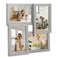 thumbnail image 2 of 4 Pack 4x6 Collage Picture Frames, Family Photo Frame for Wall Hanging Decor, Gray(11.4" x 11.4" x 0.59"), 2 of 8