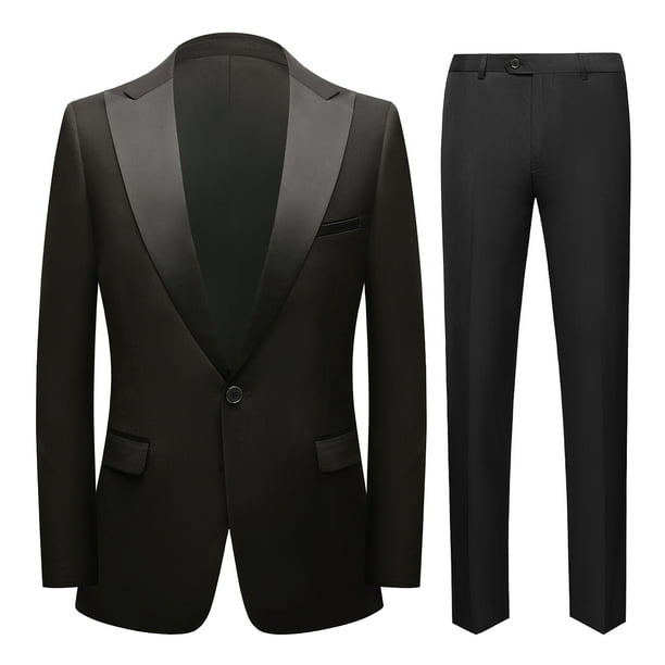Cloudstyle Men's 2 Piece Suits Slim Fit Dress Suit Jacket Blazer