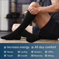 thumbnail image 3 of 4 Pairs Medical Sport Compression Socks - 15-20mmhg Graduated Knee-High Support for Men & Women, Ideal for Soccer, Running, and Nurses, 3 of 6