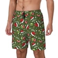 thumbnail image 1 of Balery Christmas Hat sock Bañador para hombre, shorts de playa de secado rápido con entrepierna y forro de compresión-X-Large, 1 of 6