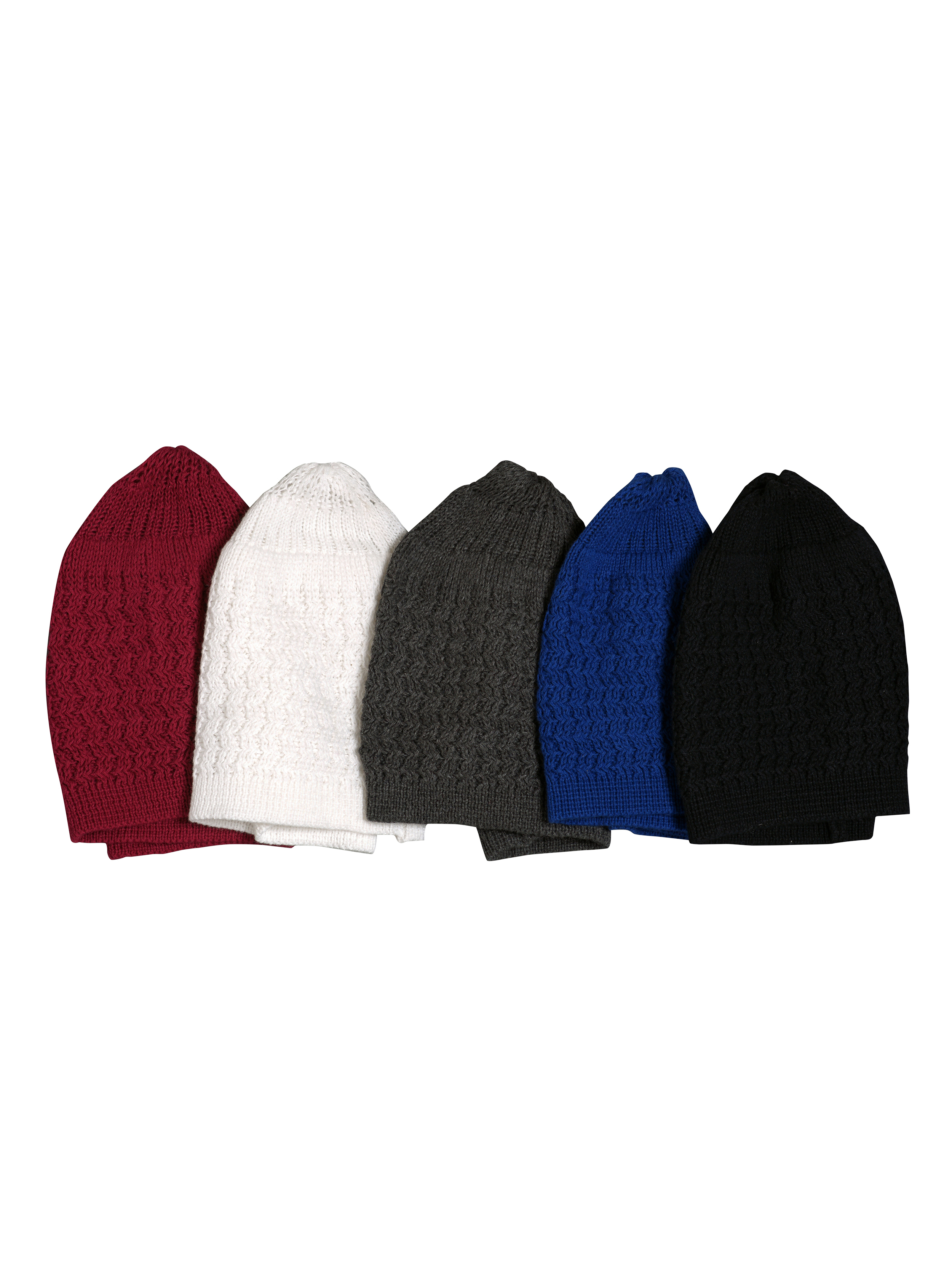 SnugZero - Bonnet Kufi 100% Coton tricoté en Treillis | Couleurs Unies et Designs Cool pour Un Usage Quotidien, Vert Olive, Taille Unique
