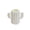 White, variant on Plastic Vase Flower Vase for Home Decor Office Wedding Event Centerpiece Small Decorative Vase for Artificial Flowers Arrangements 4.5 Inch Tabletop Vase in Pink White or Green