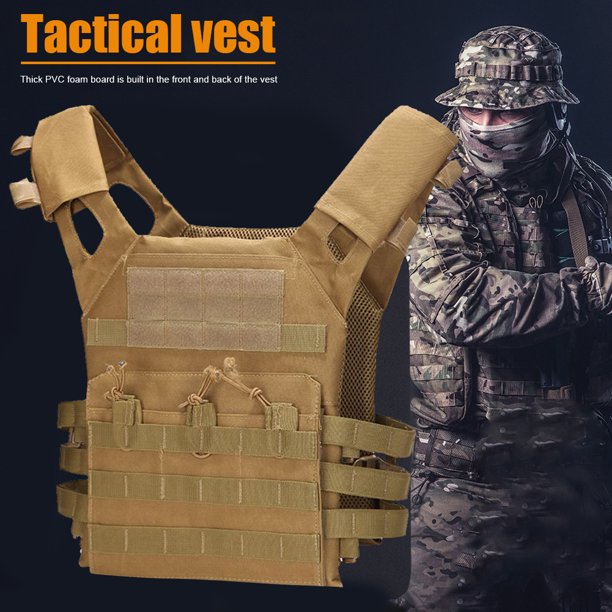 Armadura corporal de tela Oxford 600D, chaleco Molle ligero, armadura Molle corporal para juego CS Hugtrwg Para estrenar