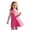 v#32Pink74, variant on Toddler Girls Dresses Solid Color Smooth Loose Short Sleeve V Neck Flowy Side Slit Design Knee Length for Summer Outdoor Casual Playwear,Pink,6-7 Years