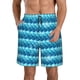 thumbnail image 1 of Fotbe Pearlescent Scales Trajes de Baño Estampados para Hombre, Shorts de Verano de Secado Rápido, Ropa de Playa, Bañadores-Small, 1 of 6