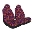 thumbnail image 2 of Sikiie Skull Car Seat Covers 2PCs Front Car Seat Covers Universal fit for Most Cars SUVs and Trucks-1, 2 of 9