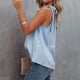 thumbnail image 5 of Verano Mujer Halter Cuello redondo Sin mangas Estampado de leopardo Camisetas Fridja  gh7419, 5 of 9