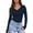 A4-Deep Blue, variant on Slim Fitted Long Sleeve Shirts for Women Lace V Neck Tops Tight Fall Outfits Basic Tees