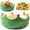 Green/6.89"×3.54"/1 Pc, variant on Ceramic Fruit Bowl,Cute Crown Shaped Bowl with 6 Spoon,Colorful Textured Porcelain Decor Bowl,Multipurpose Snack Fruit Salad Bowl for Living Room Kitchen Countertop Bedroom Home Decor