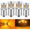 thumbnail image 1 of 4Pcs 3156 3157 T25 P27/7W Car LED Bulbs - 19SMD 3030 600LM Super Bright Amber Yellow LED Turn Signal Light - for Car Front/Rear Turn Signal Lamp Side, 1 of 5