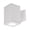 White, variant on Wac Lighting Dc-Ws05-Fs Cube Architectural 1 Light 7" Tall Led Outdoor Wall Sconce - Black