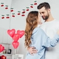 thumbnail image 4 of Dalrosia 3PCS Cherry Garland Decoration - DIY Pom Pom Fruit Cherry Hanging for Kids Bedroom Kitchen Decoration Baby Shower Party Favor, 4 of 7