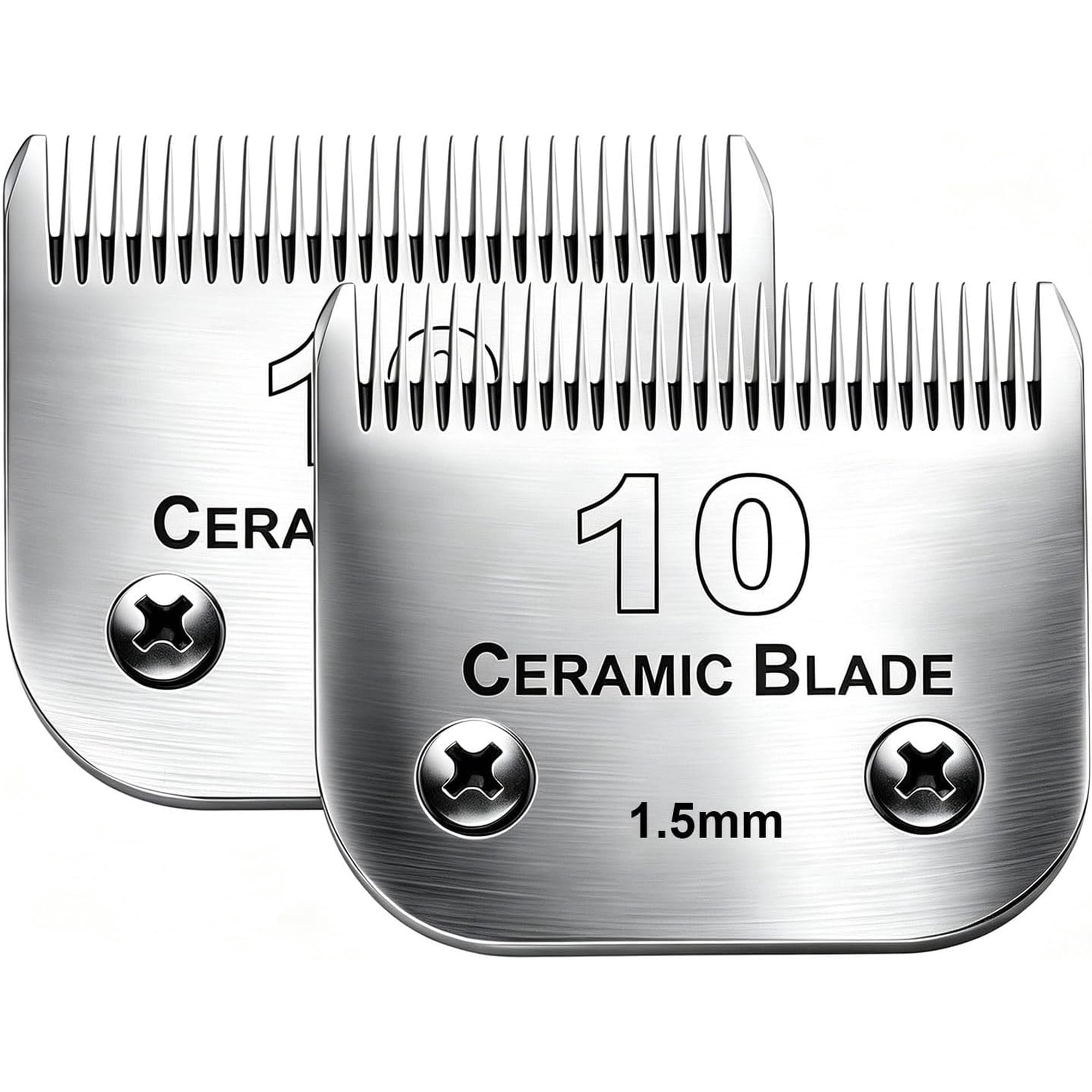2 Pack 10 Blade Dog Grooming Clipper Replacement Blades Compatible with Wahl/Andis Dog Clippers