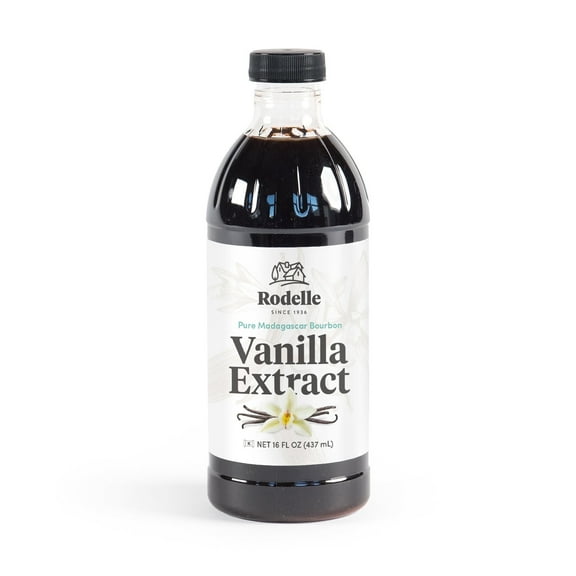 Rodelle Pure Vanilla Extract, 16 Fluid Ounces, Gluten-Free, Vegan, Liquid