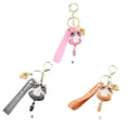 thumbnail image 3 of Jumpingount LLavero de dibujos animados gato pegamento Flexible Animal bolsa colgante accesorios de la suerte llaves anillo pequeña muñeca bonita regalo Ropa, zapatos y accesorios Miscelánea Gris Jumpingount AP014428-02, 3 of 6